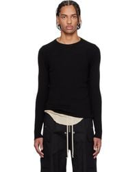 Rick Owens - Temple Ribbed Geo Sweater - Lyst