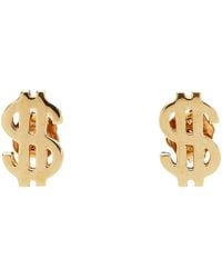 Established Money Stud Earrings - Metallic