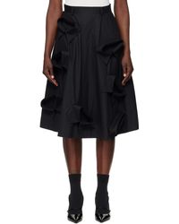 Moschino - Poplin Multi Collars Midi Skirt - Lyst