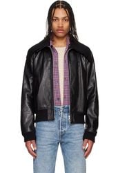 Our Legacy - Pharos Leather Bomber Jacket - Lyst