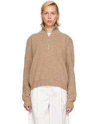 Rohe - Polo En Tricot De Fil Mouliné À Demi-Glissière - Lyst