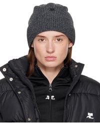 Courreges - Ac Light Wool Beanie - Lyst