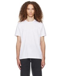 Sunspel - T-shirt riviera blanc - Lyst
