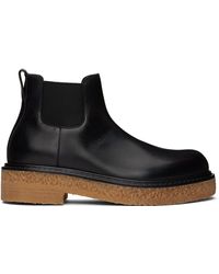 Bottega Veneta - ブラック Haddock チェルシーブーツ - Lyst