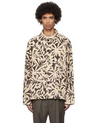 Sacai - &ブラウン グラフィックシャツ - Lyst