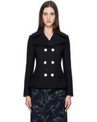Proenza Schouler - Romane Compact Melton Wool Jacket - Lyst
