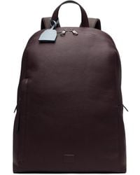 Paul Smith - Burgundy Leather Backpack - Lyst