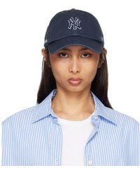 Sporty & Rich - '47 Edition Yankees Serif Outline Cap - Lyst