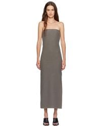 Rier - Walker Bustier Midi Dress - Lyst