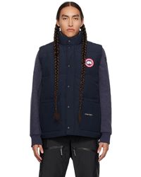 Canada Goose - Navy Freestyle Down Vest - Lyst