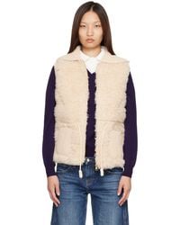 Moncler - Wool & Cashmere Blend Down Vest - Lyst