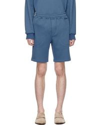 ZEGNA - ブルー ドローストリング ショートパンツ - Lyst