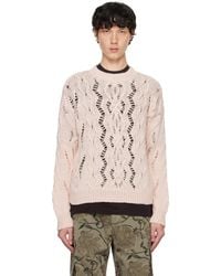 Our Legacy - Cable Sonar Roundneck Sweater - Lyst