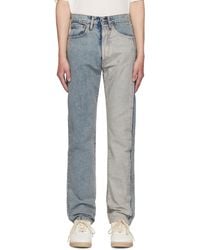 MM6 by Maison Martin Margiela - Jeans With Contrasting Panel Design - Lyst