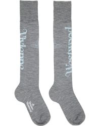 Vivienne Westwood - Half Logo High Socks - Lyst