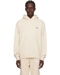 Jacquemus - Le Hoodie Gros Grain Brand-tab Cotton-jersey Hoody - Lyst
