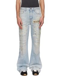 Amiri - Camo Repair Boot Cut Jeans - Lyst
