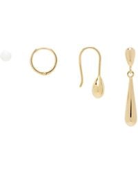 Lemaire - Gold Piercings Earrings Set - Lyst