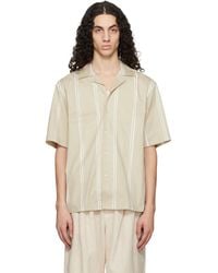 BOSS - Striped Relaxed-Fit Stretch Cotton Shirt - Lyst