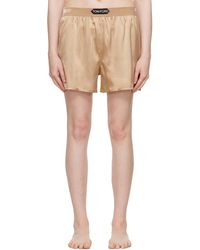Tom Ford - Short Boxer En Satin Extensible De Soie - Lyst