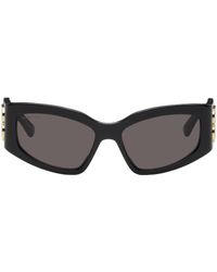 Balenciaga - Lunettes de soleil œil-de-chat bossy noires - Lyst