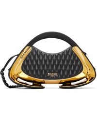Balmain - ブラック＆ゴールド ミディアム Jolie Madame キルティング バッグ - Lyst