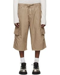 424 - Camo Stripe Bermudas Cargo Shorts - Lyst