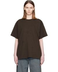 MM6 by Maison Margiela - Horse Print Cotton T-Shirt - Lyst