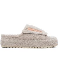 PDF - Sherpa Fleece Sandals - Lyst