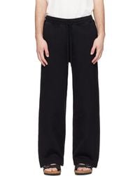 Merz B. Schwanen - Authentic Fleece Straight Leg Cotton Sweatpants - Lyst