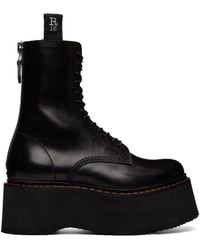 R13 - Double Stack Boots - Lyst