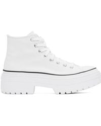 Converse - Baskets Chuck Taylor All Star Blanches À Semelle Épaisse Et À Plateforme - Lyst