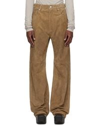 Rick Owens - Temple Geth Suede Pants - Lyst