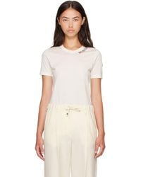 Moncler - Off- S/S Jersey T-Shirt - Lyst