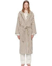 Tekla - Off- Terry Hooded Bathrobe - Lyst