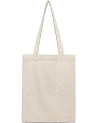 A.P.C. - Off- Lou Tote - Lyst