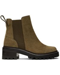 See By Chloé - Brown Mallory Chelsea Boots - Lyst