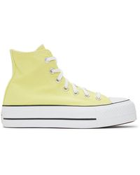 yellow chunky converse