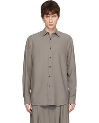 SOSHIOTSUKI - グレー Manica Camicia ドレスシャツ - Lyst