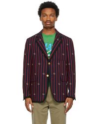 macro gg diamond wool jacket