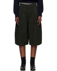 YMC - Khaki Salba Shorts - Lyst