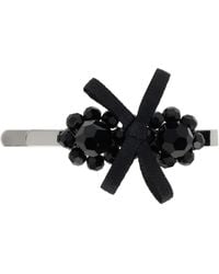 Simone Rocha - Petite Bow Mini Flower Hair Clip - Lyst