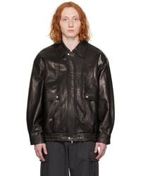 DUNST - Oversized Vintage Leather Jacket - Lyst