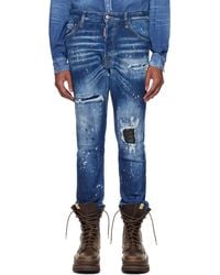 DSquared² - Medium Ripped Wash Cool Guy Jeans - Lyst