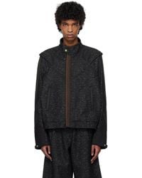 kiko kostadinov McNamara Uniform コート Kiko Kostadinov]McNamara Uniform Jacket Black 价格¥4988 | 别