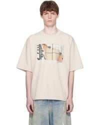Jean Paul Gaultier - Oversized Printed Fire T-Shirt - Lyst