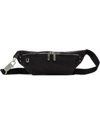 Rick Owens - Sac-Ceinture Noir À Couture Geo - Lyst