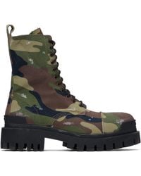 Balenciaga - Strike Boot Camo Print - Lyst