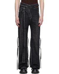 OTTOLINGER - Strappy Signature Wrap Jeans - Lyst