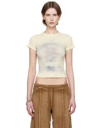 Eckhaus Latta - Off- Lapped Baby T-Shirt - Lyst